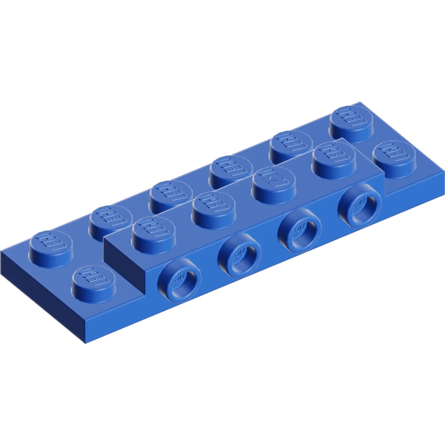 Part 87609 - Plate, Modified 2 x 6 x 2/3 with 4 Studs on Side