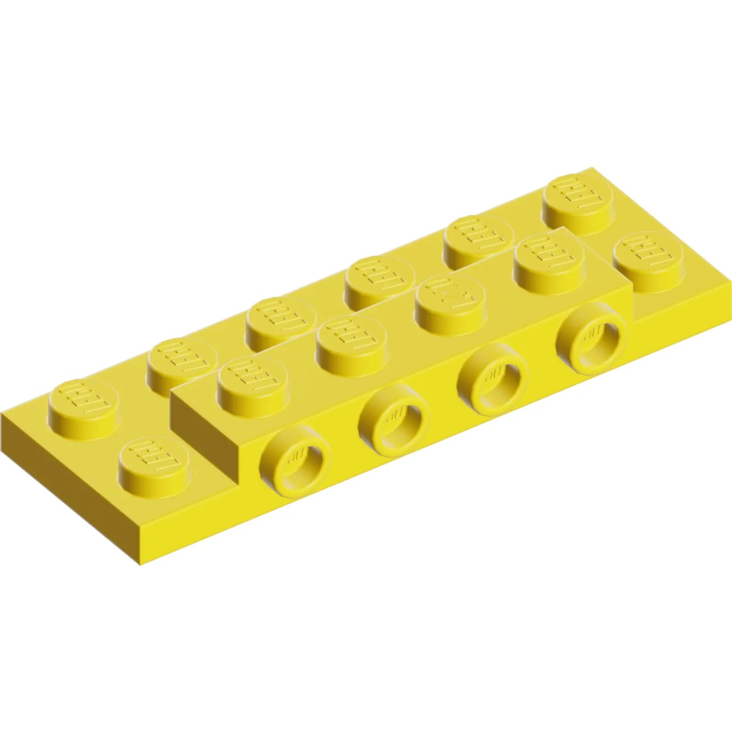Part 87609 - Plate, Modified 2 x 6 x 2/3 with 4 Studs on Side