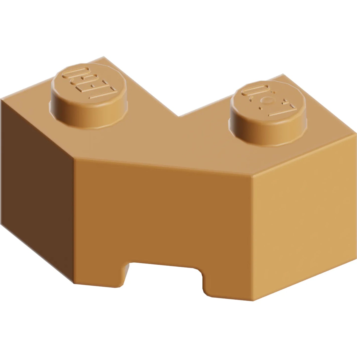 Part 87620 - Brick, Modified Facet 2 x 2