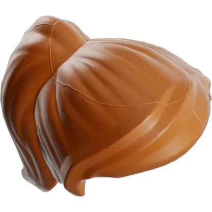 Part 87990 - Minifigure, Hair Female Ponytail and Swept Sideways Fringe