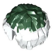 Part 87997pb03 - Minifigure, Utensil Cheerleader Pom Pom with Dark Green Top Pattern