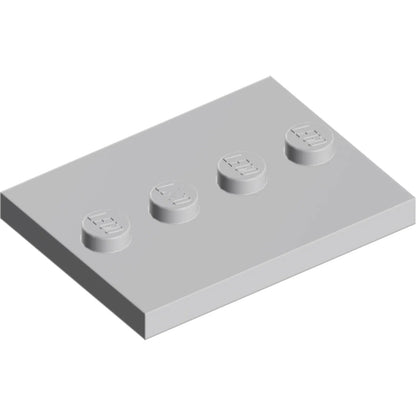 Part 88646 - Tile, Modified 3 x 4 with 4 Studs in Center
