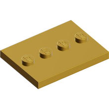 Part 88646 - Tile, Modified 3 x 4 with 4 Studs in Center