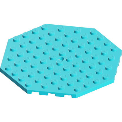 Part 89523 - Plate, Modified 10 x 10 Octagonal with Hole