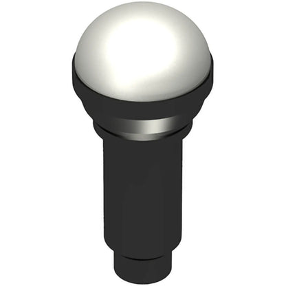 Part 90370pb05 - Minifigure, Utensil Microphone with Metallic Silver Top Half Screen Pattern