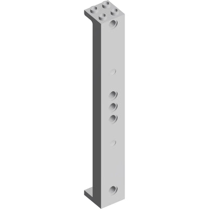 Part 91176 - Support 2 x 2 x 13 with 5 Pin Holes