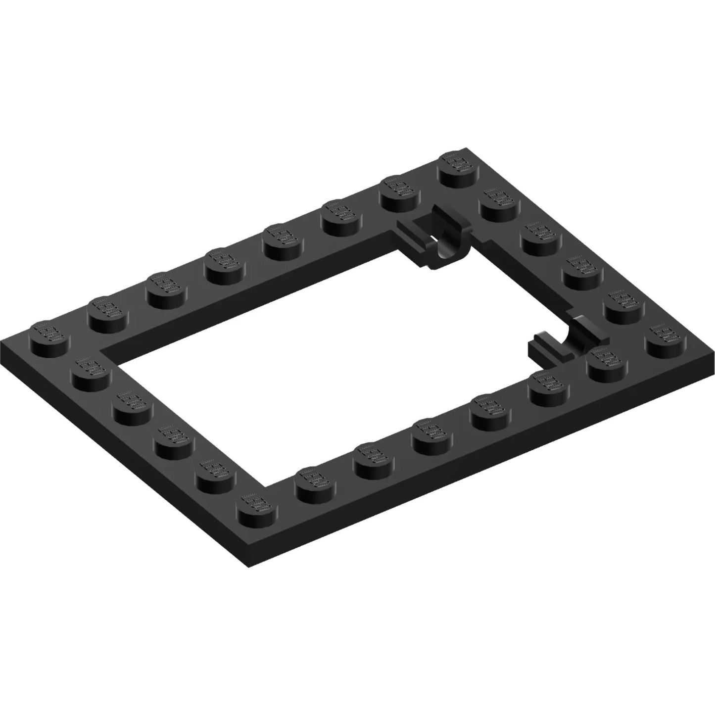 Teil 92107 – Platte, modifizierter 6 x 8 Treppentürrahmen horizontal (lange Stifthalter)