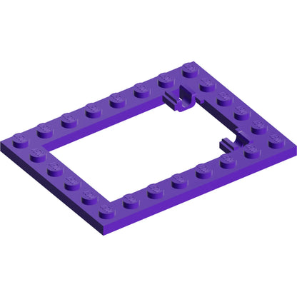 Part 92107 - Plate, Modified 6 x 8 Trap Door Frame Horizontal (Long Pin Holders)