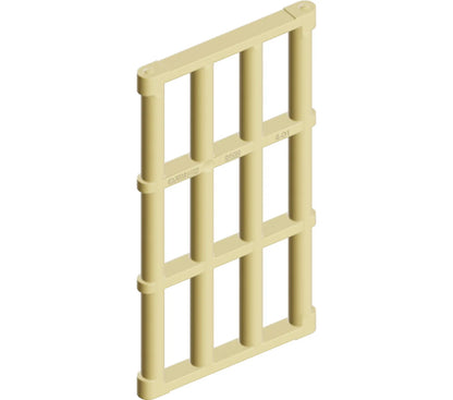 Part 92589 - Bar 1 x 4 x 6 Grille with End Protrusions