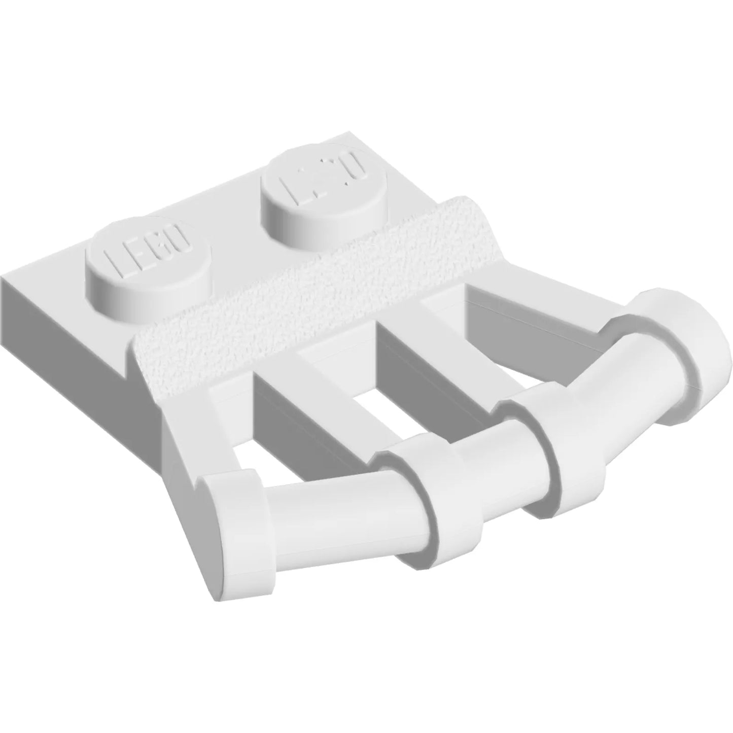 Part 92692 - Plate, Modified 1 x 2 with Angled Bar Handles on Side