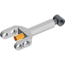 Part 92693c01 - Technic Linear Actuator Mini with Dark Bluish Gray Head and Orange Axle