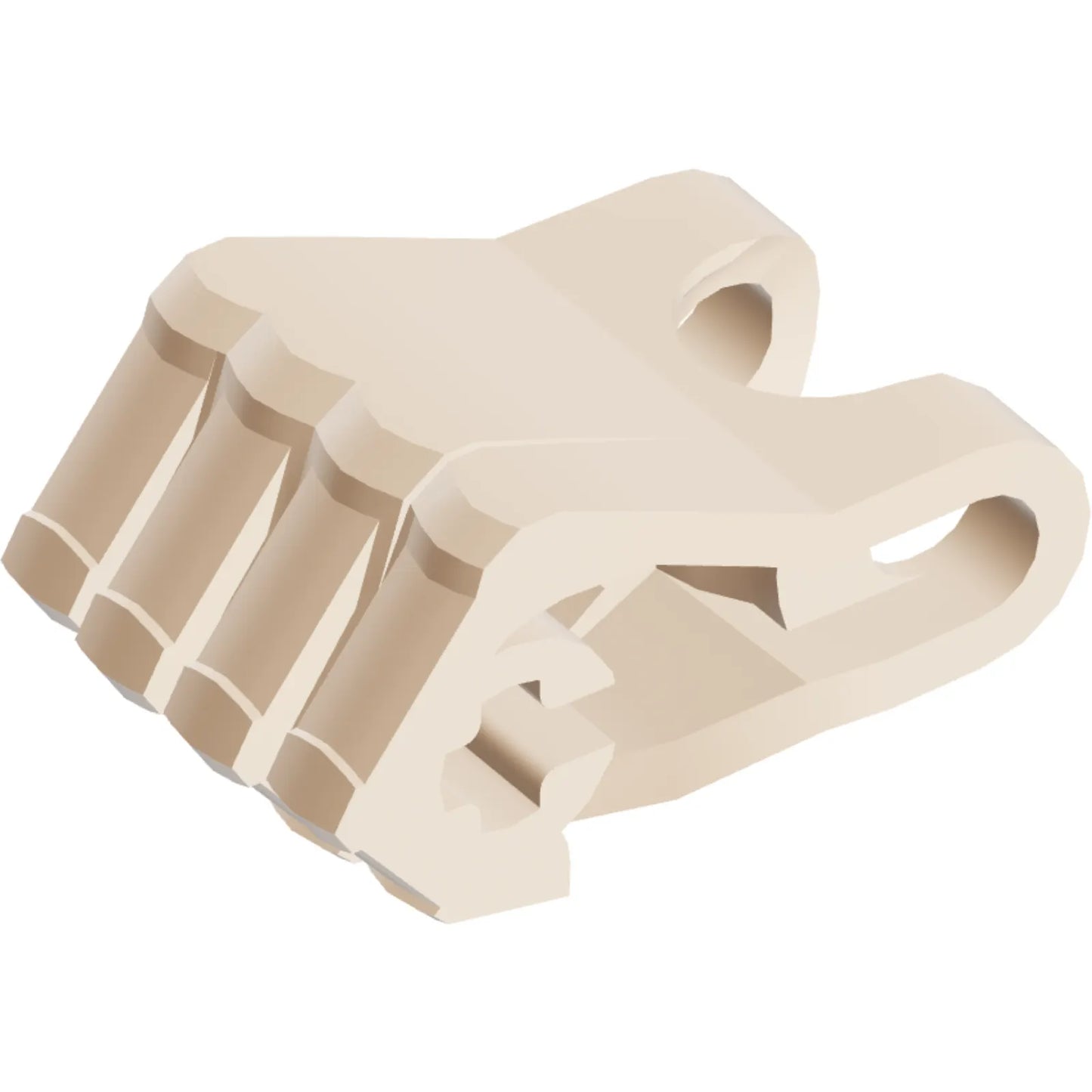 Part 93575 - Hero Factory Fist with Axle Hole - 4 Fingers