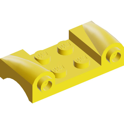 Part 93590 - Vehicle, Mudguard 2 x 4 with Headlights and Curved Fenders