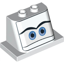 Part 93598pb05 - Windscreen 2 x 3 x 2 with 2 x 4 Base with Blue Eyes on White Background Pattern