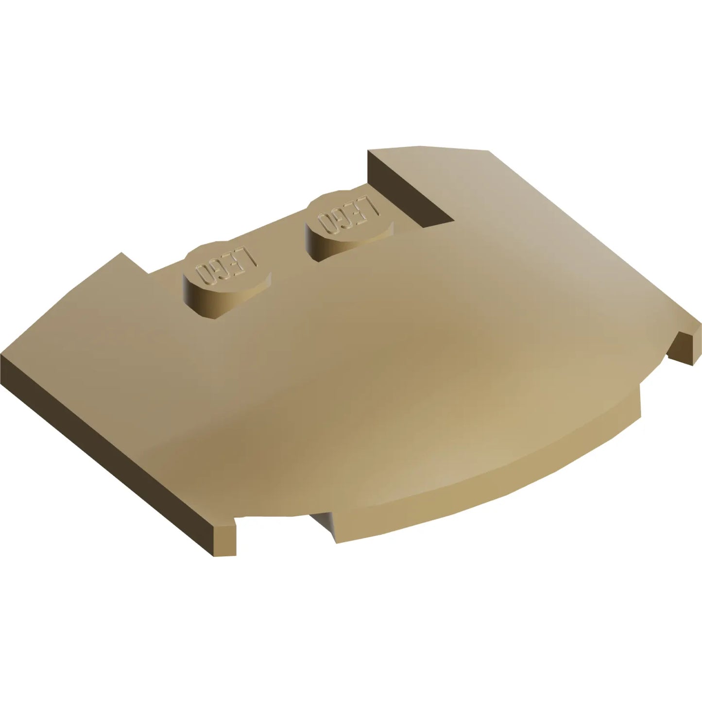 Part 93604 - Wedge 3 x 4 x 2/3 Triple Curved