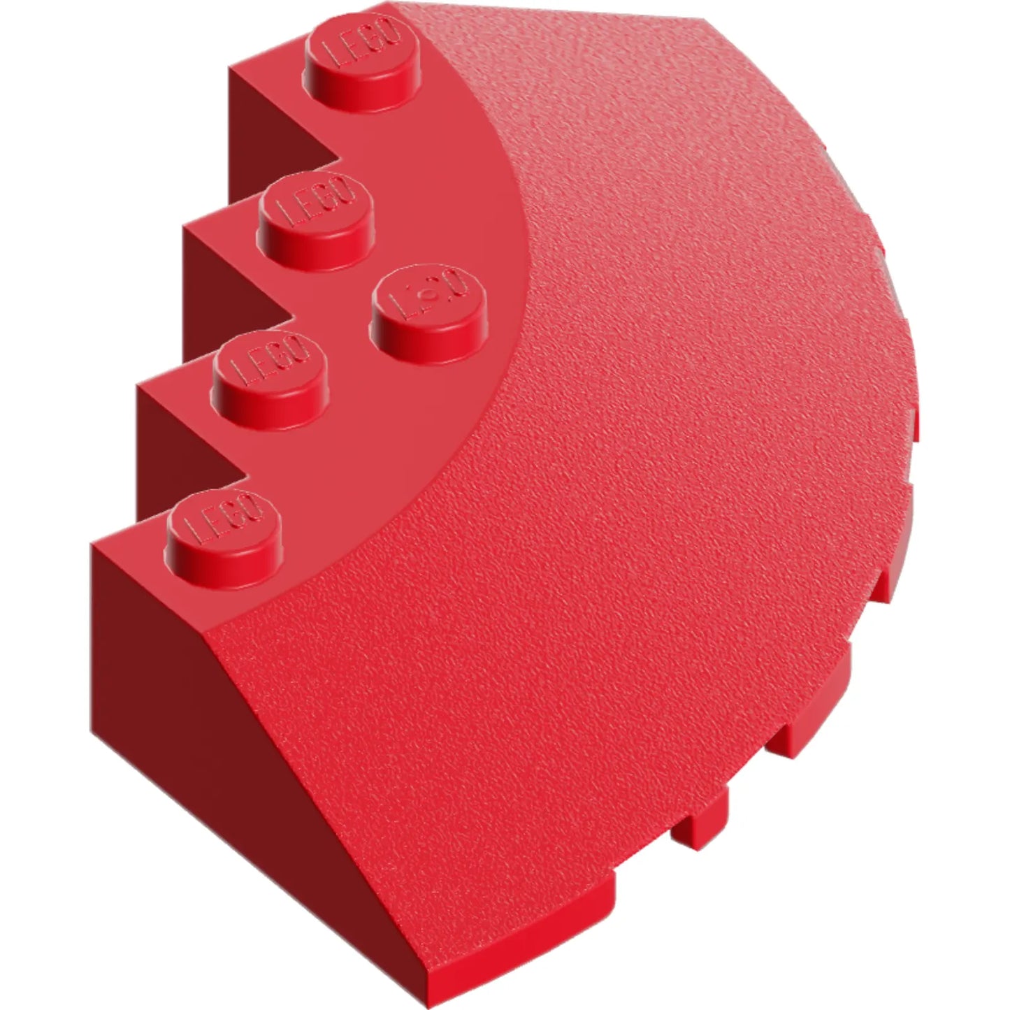 Part 95188 - Brick, Round Corner 6 x 6 with Slope 33 Edge, Facet Cutout