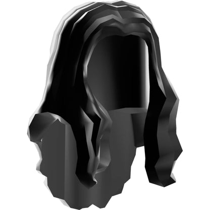 Part 95225 - Minifigure, Hair Long Wavy with Center Part