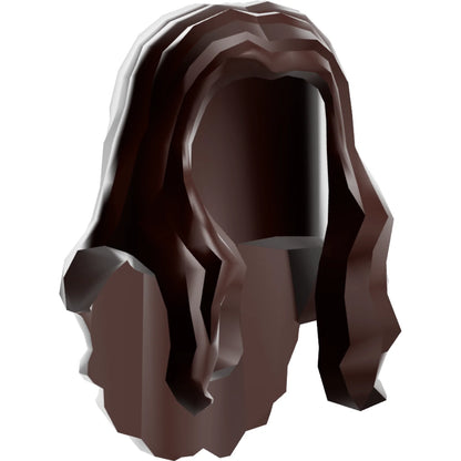 Part 95225 - Minifigure, Hair Long Wavy with Center Part