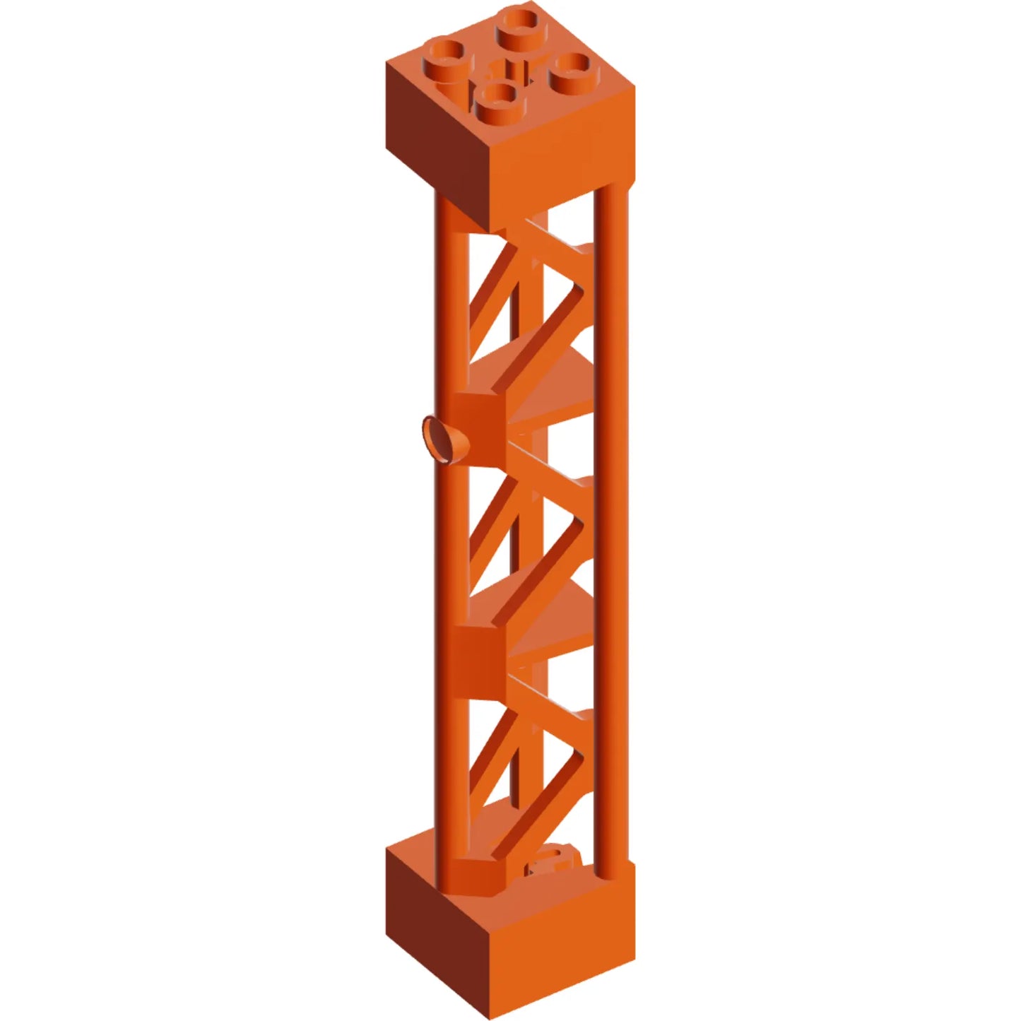 Teil 95347 - Träger 2 x 2 x 10, dreieckig, vertikal - Typ 4 - 3 Pfosten, 3 Abschnitte