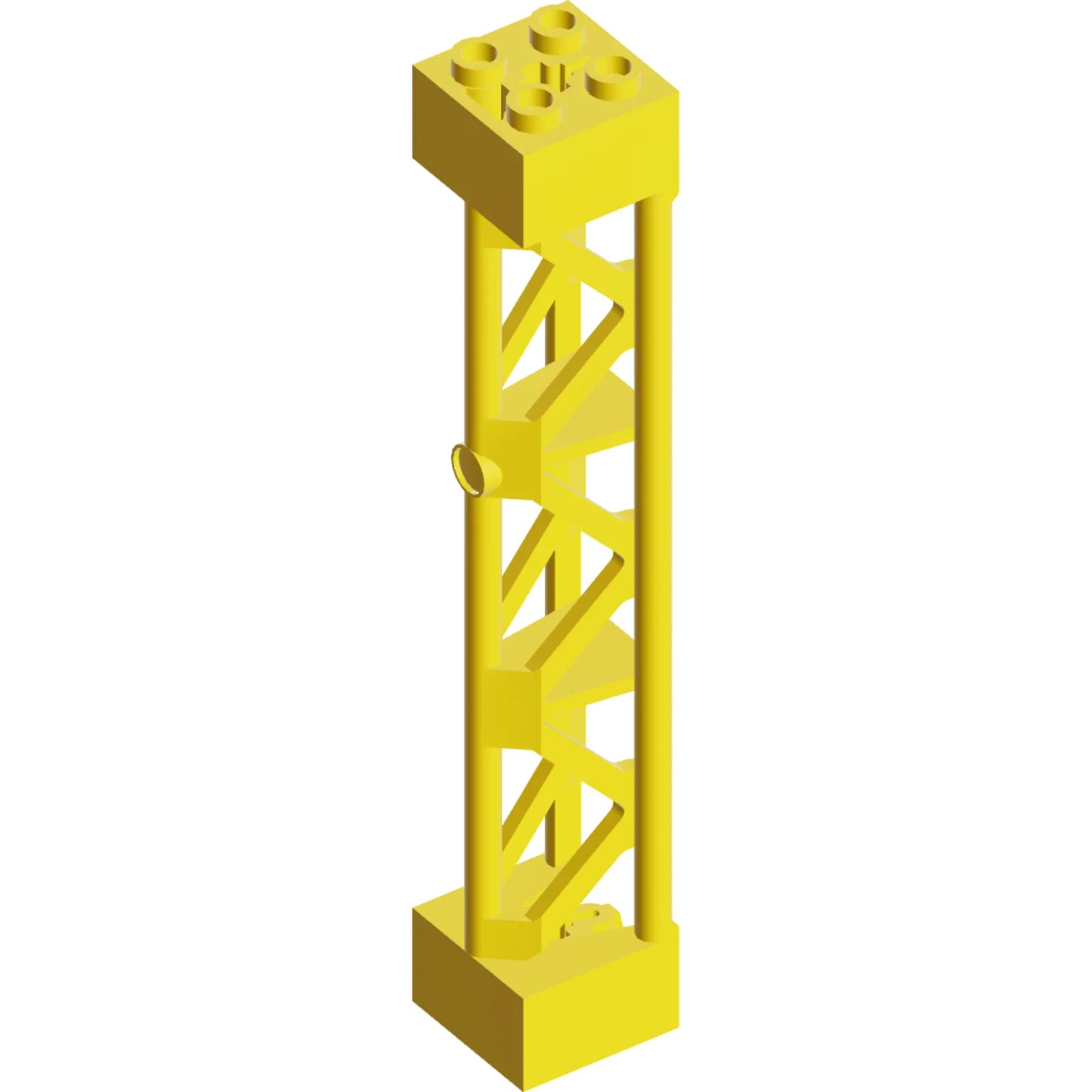 Teil 95347 - Träger 2 x 2 x 10, dreieckig, vertikal - Typ 4 - 3 Pfosten, 3 Abschnitte