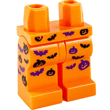 Part 970c00pb1015 - Hips and Legs with Purple and Black Bats and Pumpkins Pattern (BAM)