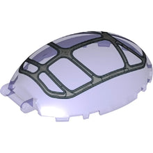 Part 98102pb03 - Windscreen 8 x 6 x 2 1/3 Bubble Canopy with Bar Handle with Silver Frame Pattern, 9 Sections