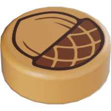 Part 98138pb070 - Tile, Round 1 x 1 with Acorn Pattern