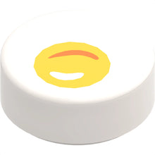 Part 98138pb088 - Tile, Round 1 x 1 with Egg Yolk Pattern