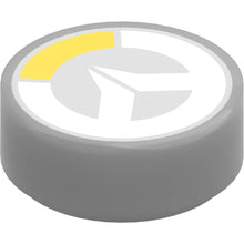 Part 98138pb095 - Tile, Round 1 x 1 with Overwatch Logo Pattern