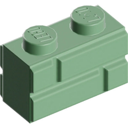 Part 98283 - Brick, Modified 1 x 2 with Masonry Profile