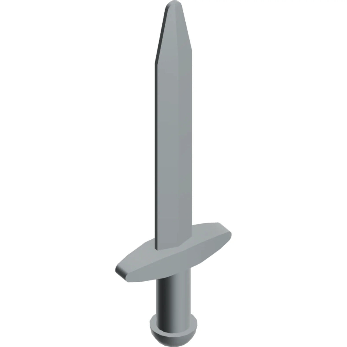 Part 98370 - Minifigure, Weapon Sword, Greatsword Pointed with Thin Crossguard