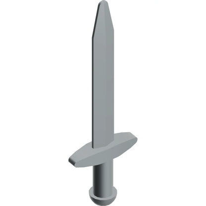 Part 98370 - Minifigure, Weapon Sword, Greatsword Pointed with Thin Crossguard