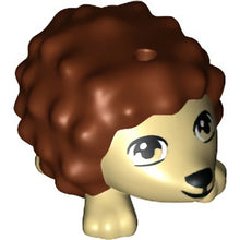 Part 98389pb01 - Hedgehog, Friends with Black Eyes and Nose and Reddish Brown Spines Pattern (Oscar)