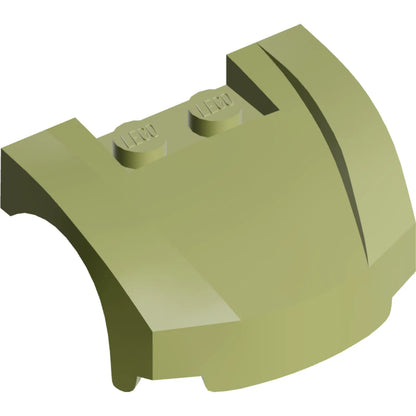 Part 98835 - Vehicle, Mudguard 3 x 4 x 1 2/3 Curved Front