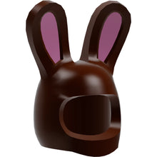 Part 99244pb01 - Minifigure, Headgear Head Cover, Costume Bunny Ears with Bright Pink Auricles Pattern