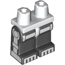 Part 970c11pb25 - Hips and Black Legs with White Minifigure Skeleton Pattern
