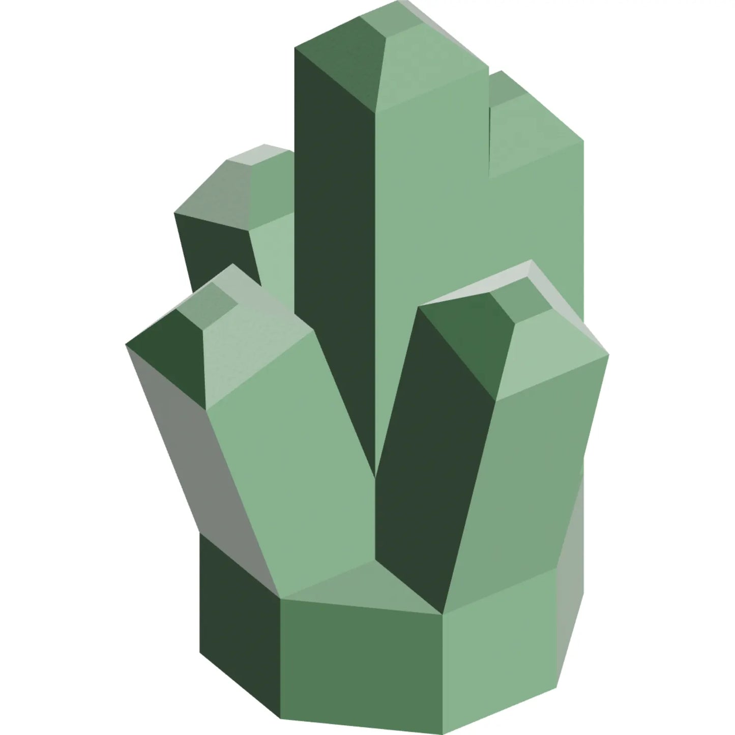 Part 52 - Rock 1 x 1 Crystal 5 Point
