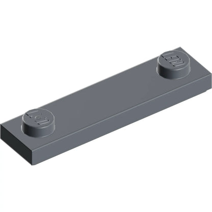 Part 41740 - Plate, Modified 1 x 4 with 2 Studs with Groove