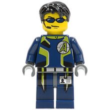Minifig agt001 - Agent Chase - Dual Sided Head