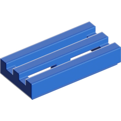 Part 2412b - Tile, Modified 1 x 2 Grille with Bottom Groove / Lip