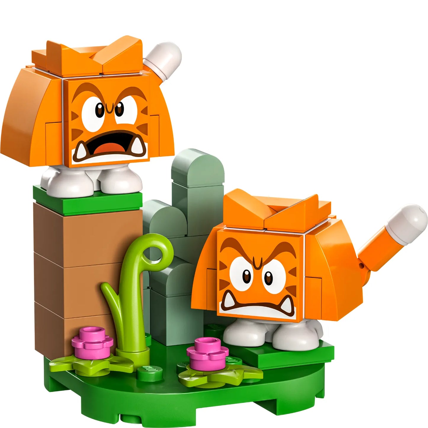 Set char06-8 - Cat Goombas, Super Mario, Series 6 (Complete Set)