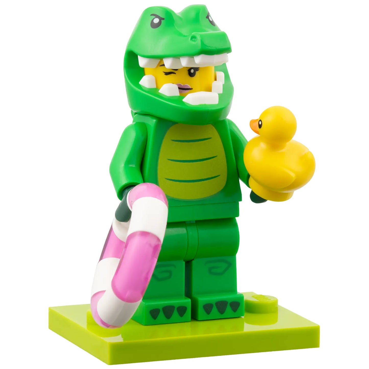 Set col28-8 - Crocodile Costume Fan, Series 28 (Complete Set with Stand and Accessories)