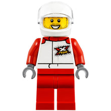Minifig cty1197 - Helicopter Pilot - White Jacket with 'XTREME' Logo, Red Legs, White Helmet