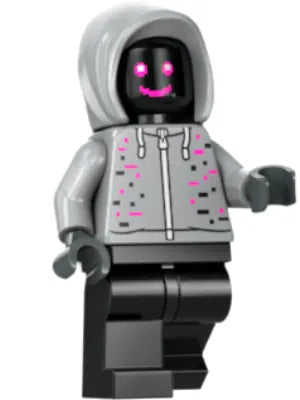 Minifig cty1805 - Robot World DJ - Light Bluish Gray Hoodie, Black Legs