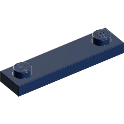 Part 92593 - Plate, Modified 1 x 4 with 2 Studs without Groove