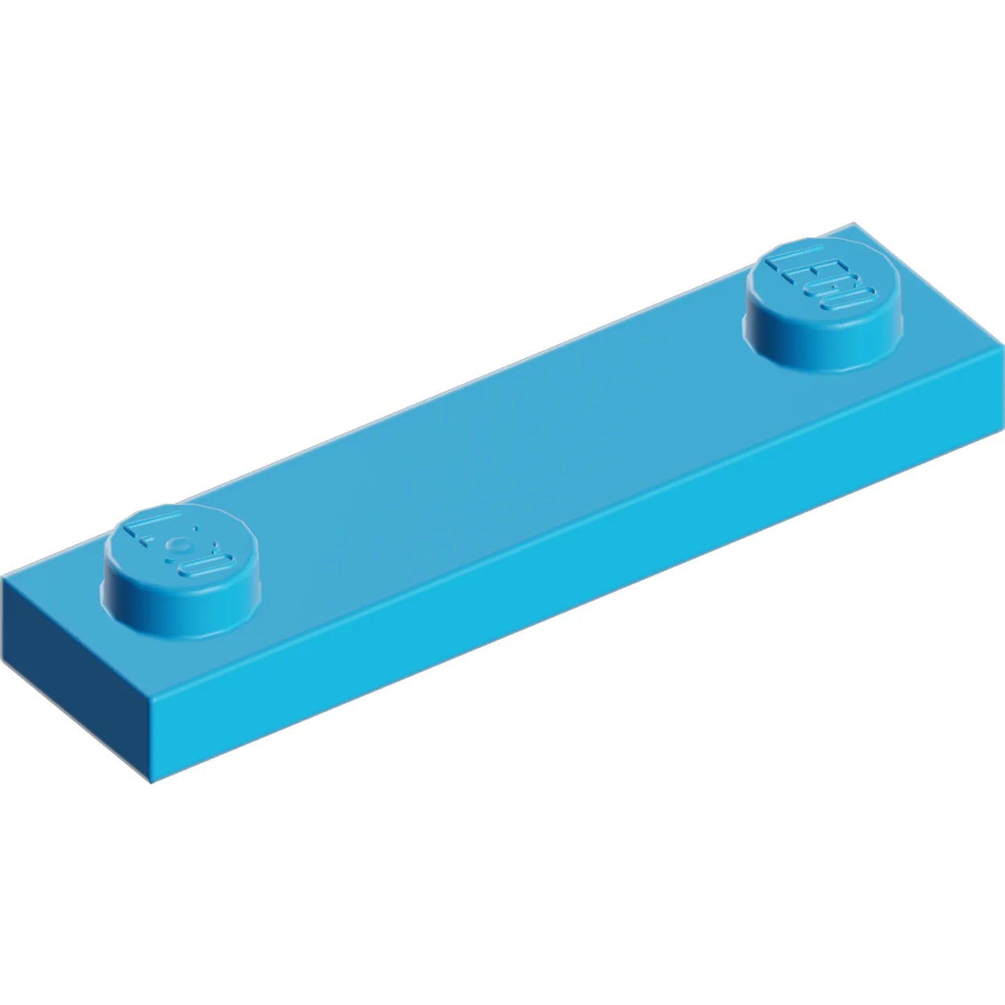 Part 92593 - Plate, Modified 1 x 4 with 2 Studs without Groove