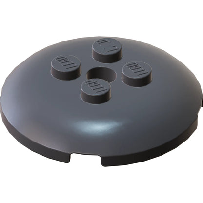 Part 65138 - Brick, Round 4 x 4 x 2/3 Dome Top with Hole