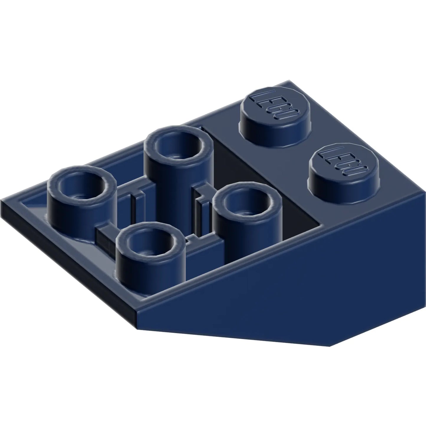Part 3747b - Slope, Inverted 33 3 x 2 with Flat Bottom Pin and Connections between Studs