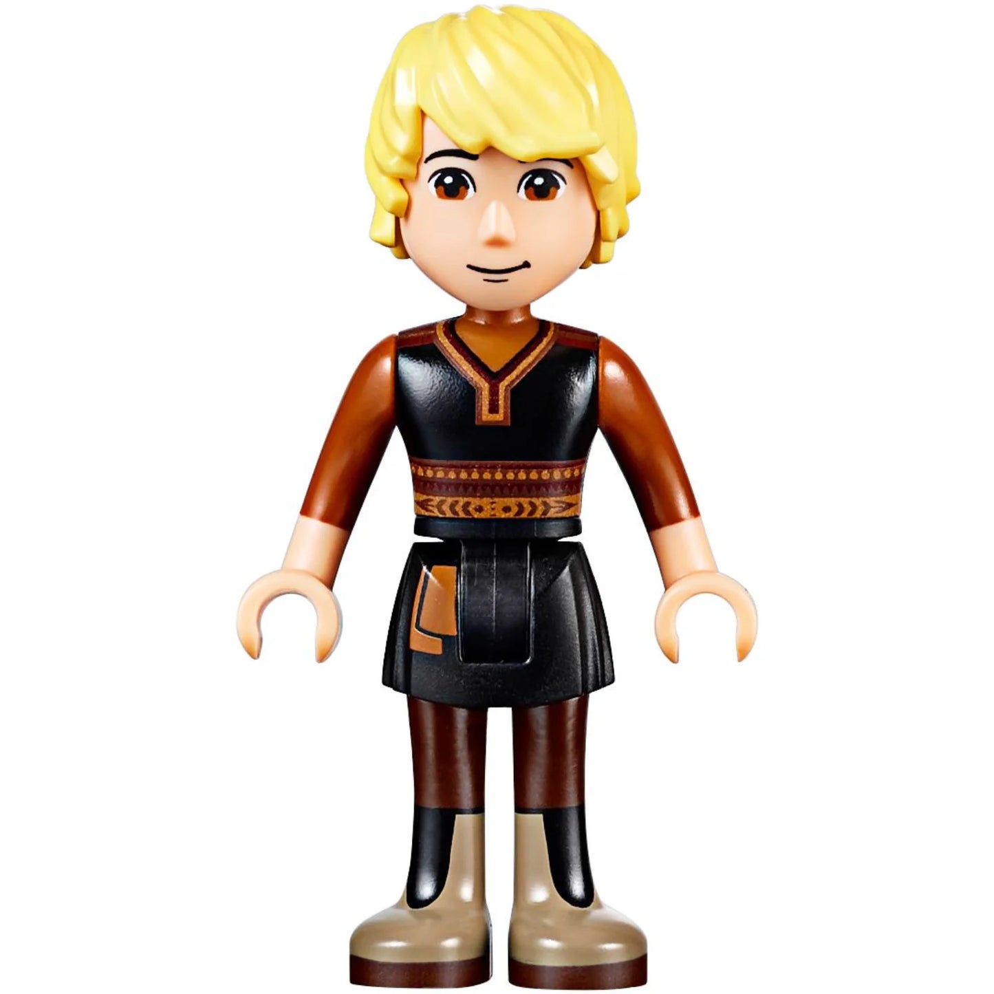 Minifig dp072 - Kristoff - Black Tunic, Dark Orange Shirt, Dark Tan Boots