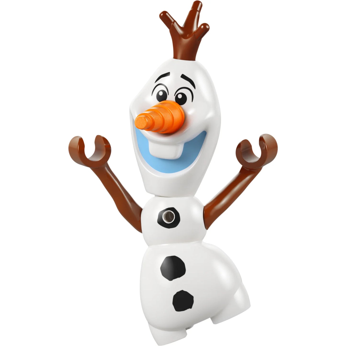 Minifig dp207 - Olaf - Mini Doll Body, Bright Light Blue Mouth